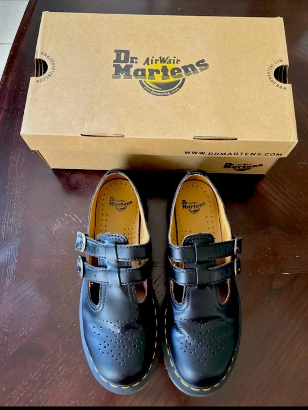 Dr. Martens Mary Jane Black Smooth